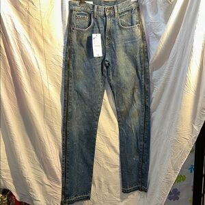 Zara Blue Denim Jeans size 28. NWT